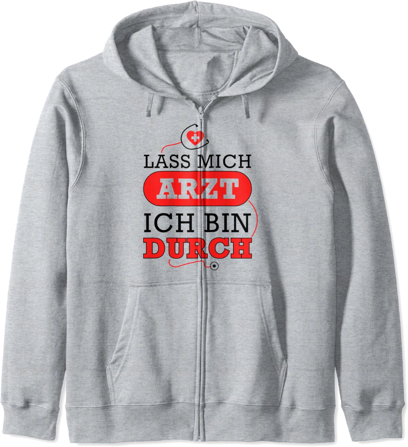 Lass Mich Arzt Ich Bin Durch Ärztin Geschenk Spruch Lustig Kapuzenjacke Amazon.de Fashion